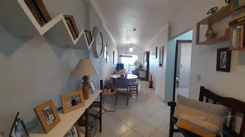 Apartamento c/ vista mar de 110 m² AU., 3 dorms, 1 Suíte, Varanda, Ocian
