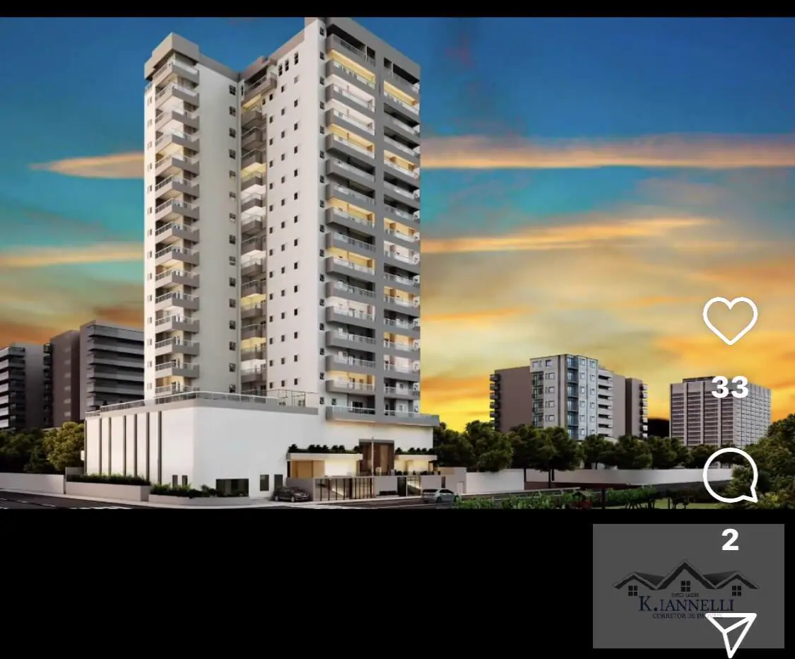 10% de Desconto! 2 Dormitórios, 1 Suíte na Guilhermina - Lazer Completo