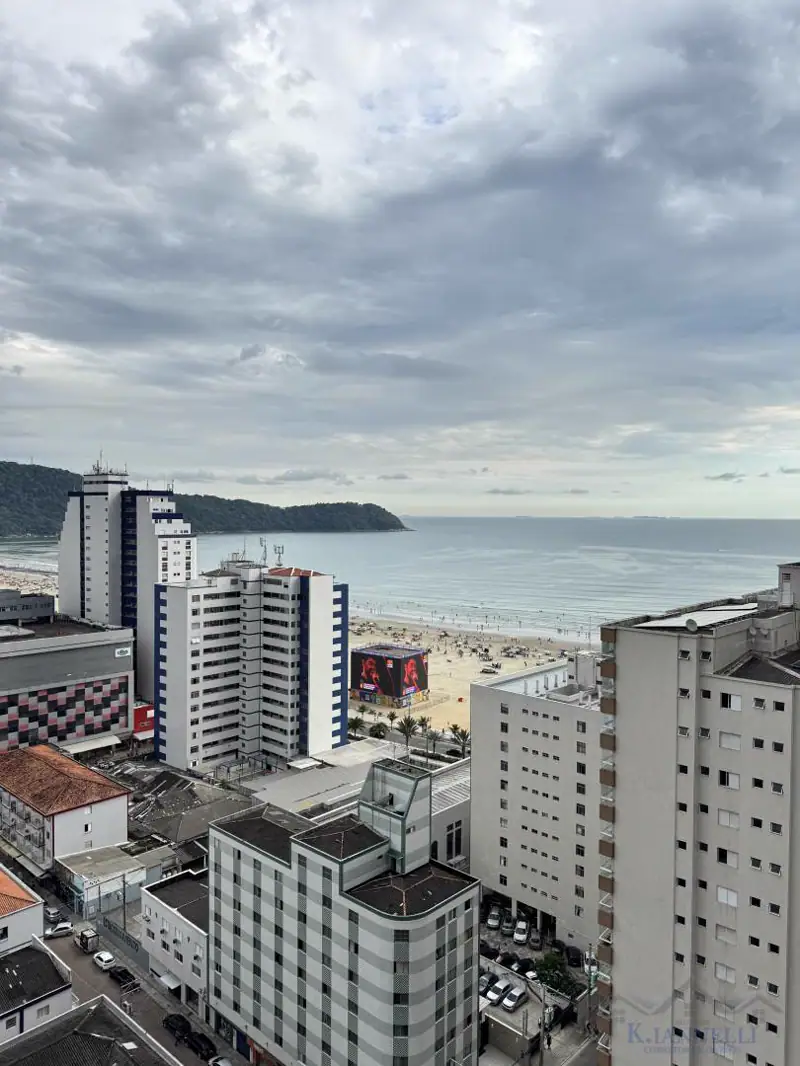 Apartamento Vista Mar .Boqueirão Praia Grande SP . 2 Dormitórios 1 Suíte .