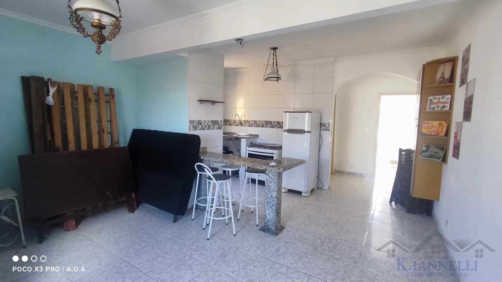 Apartamento de 1 Dormitório Á Vendano Boqueirão. Praia Grande SP.