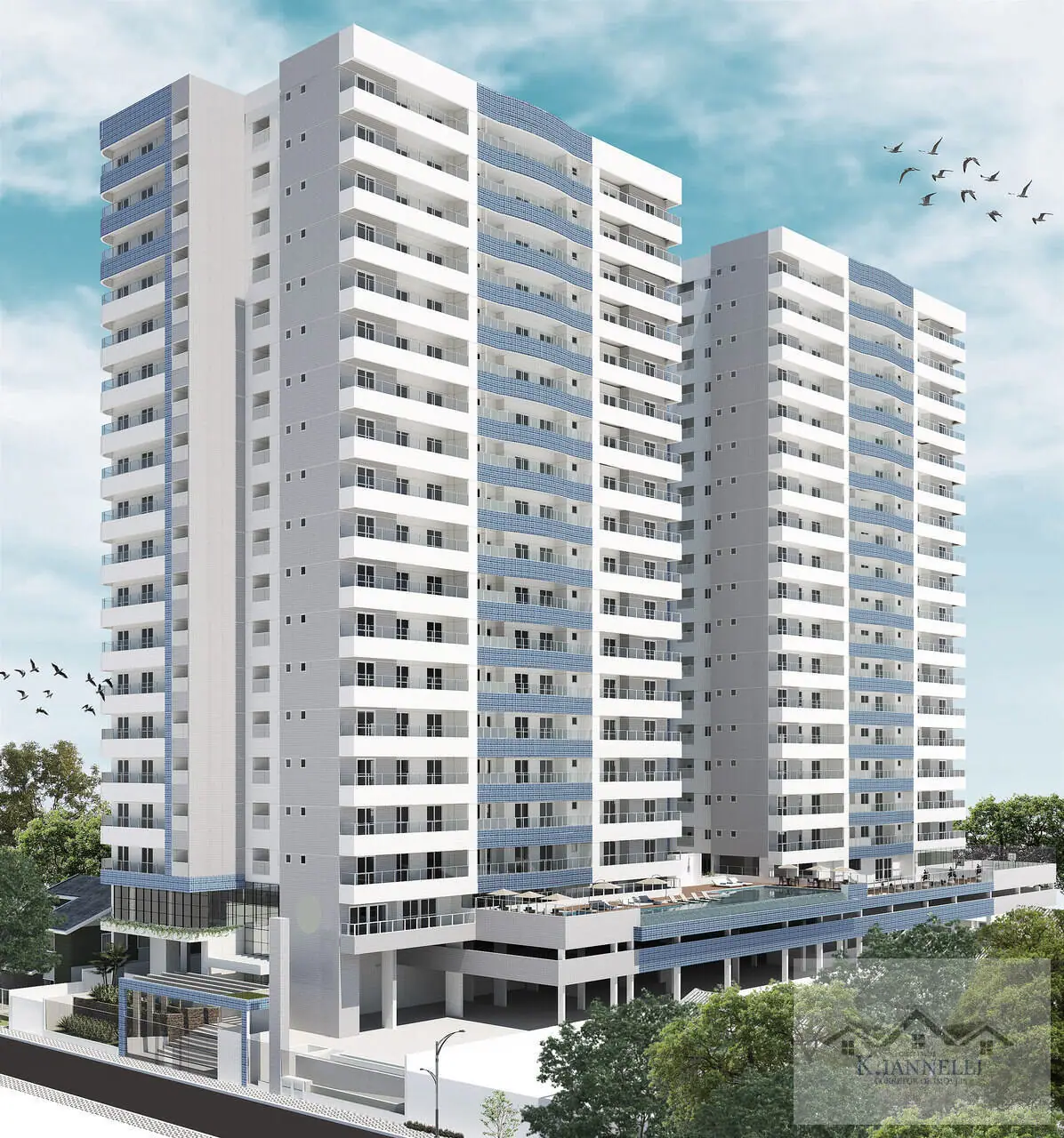 OPORTUNIDADE! Alto Padrão Novo - 2 Dormitórios e Lazer Completo - Ocian