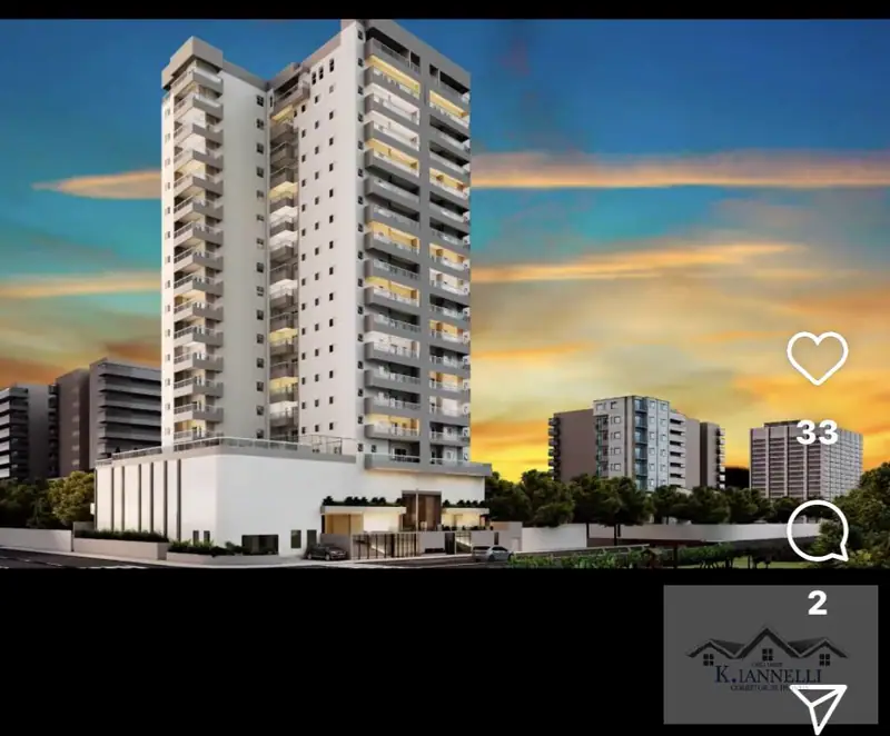 Lançamento na Guilhermina: imagem do empreendimento