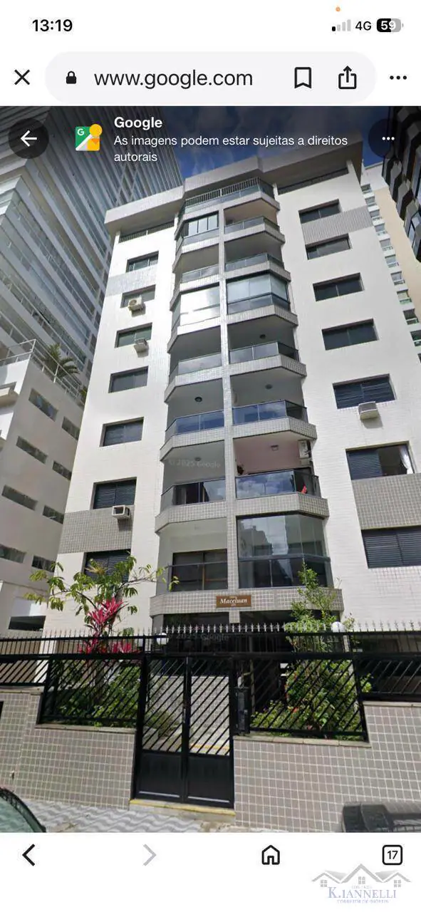 Apartamento 1 quarto com garagem no Boqueirão, Praia Grande, para Venda .