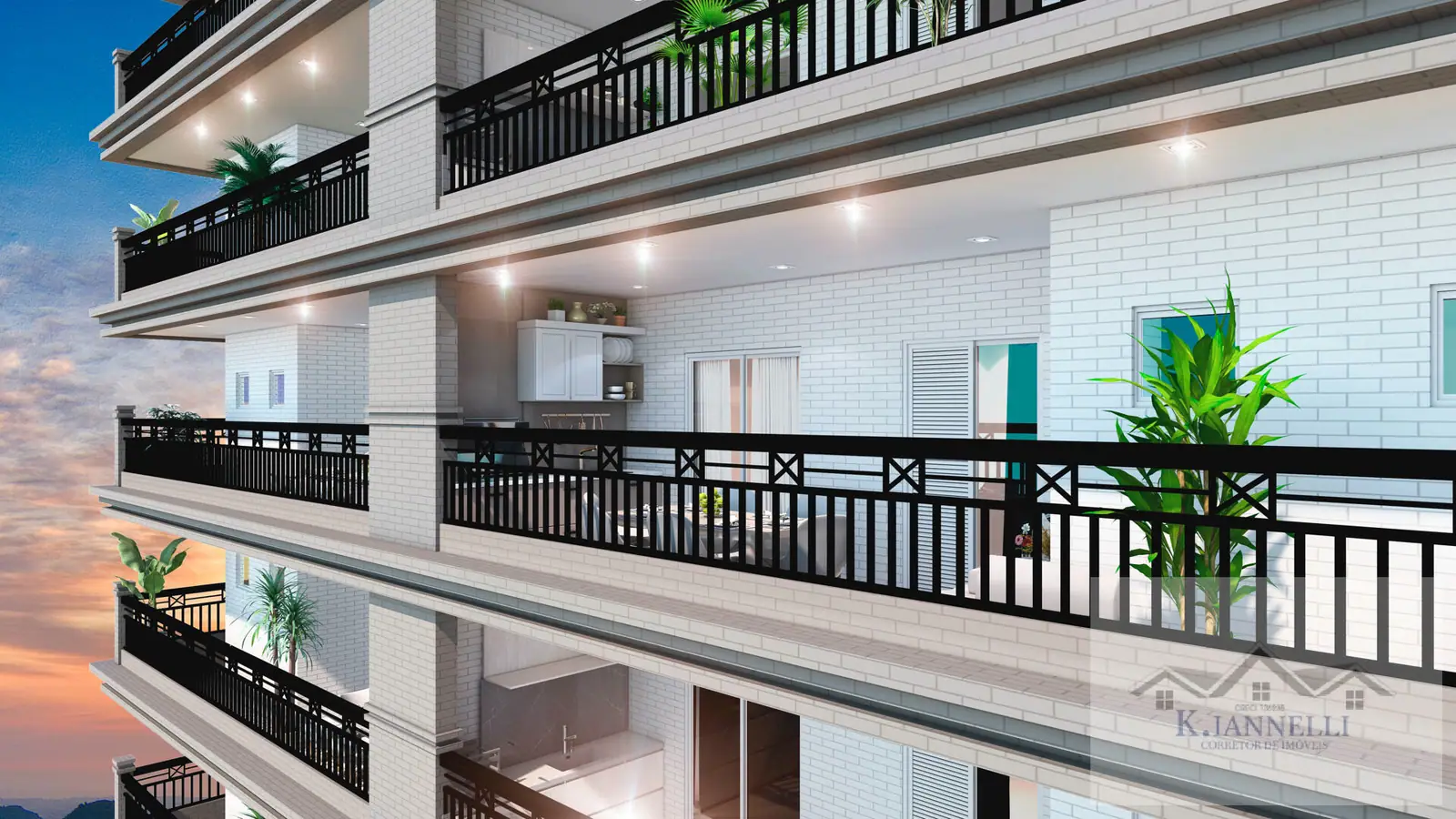 100 MIL de DESCONTO! 2 Dormitórios + 250m da Praia - Acabamento de Luxo