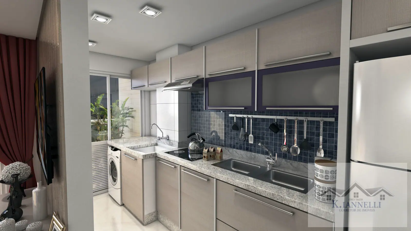 Apartamento 2 Dormitórios 1 Suíte . Guilhermina . Praia Grande SP . Á Venda